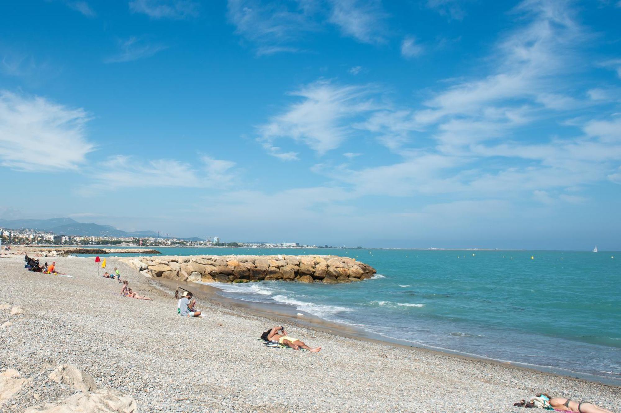 Appartement Vue Mer Cagnes-sur-Mer Exteriör bild