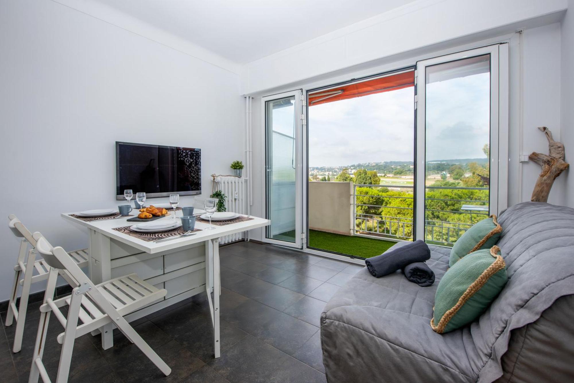 Appartement Vue Mer Cagnes-sur-Mer Exteriör bild