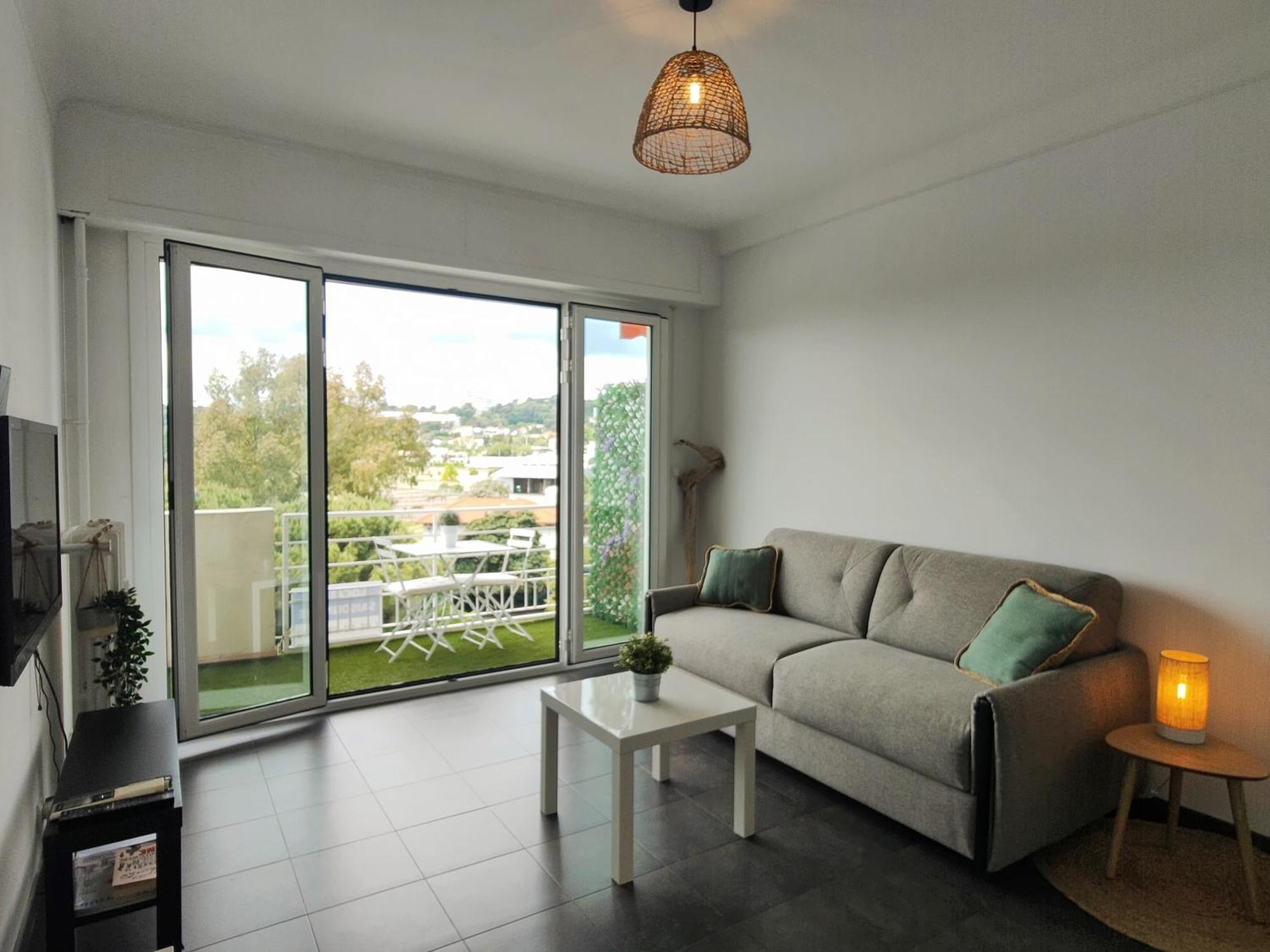 Appartement Vue Mer Cagnes-sur-Mer Exteriör bild