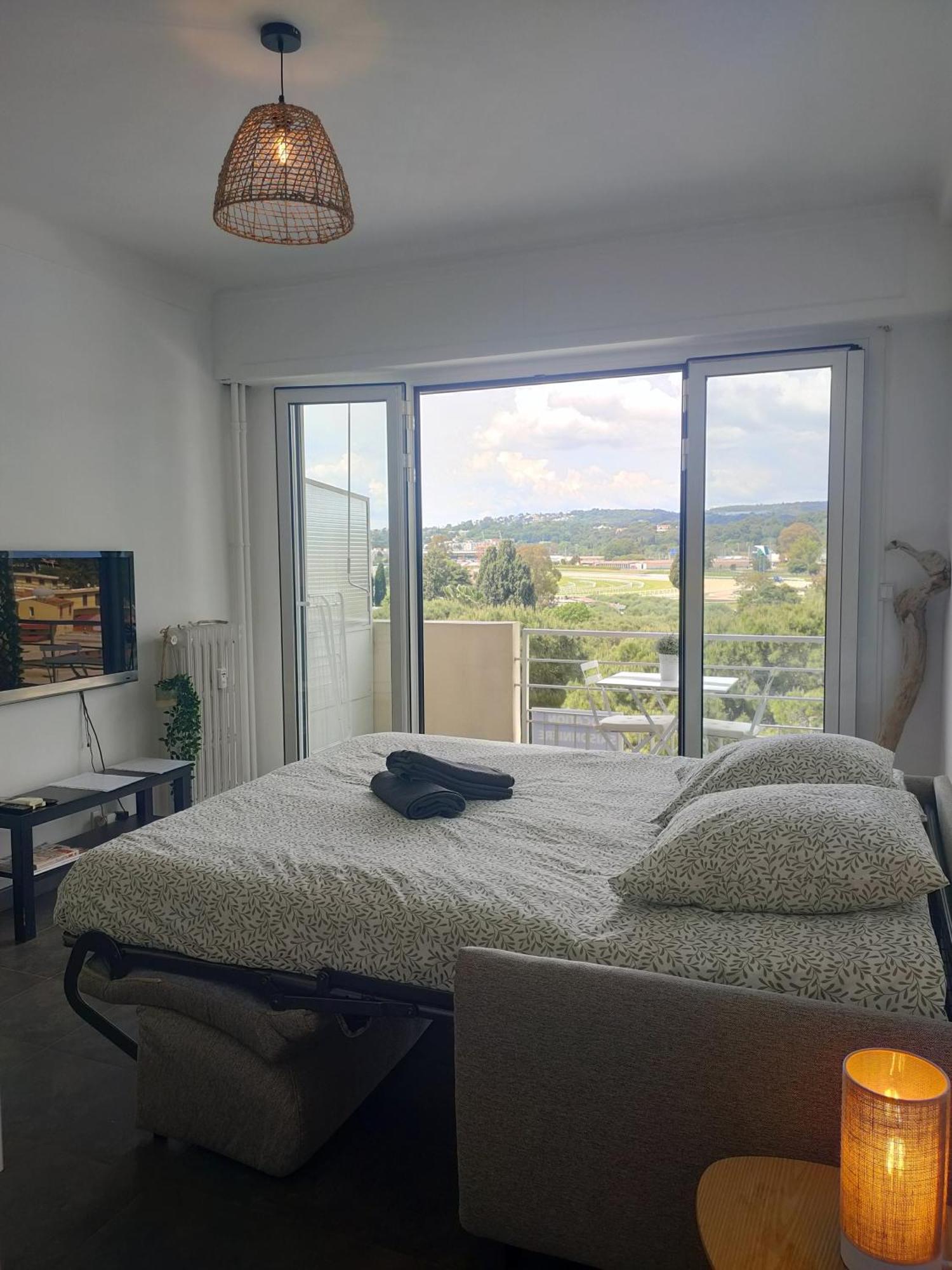 Appartement Vue Mer Cagnes-sur-Mer Exteriör bild